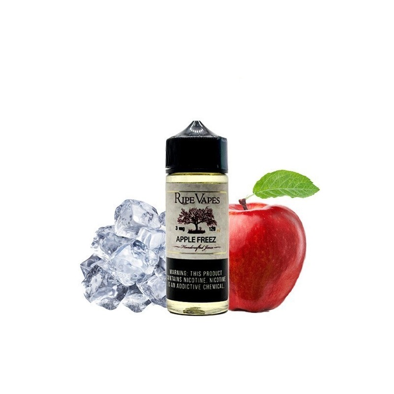 Ripe Vapes Apple Freez (Elma ve Mentol) E-Likit Ripe Vapes Apple Freez (Elma ve Mentol) E-Likit