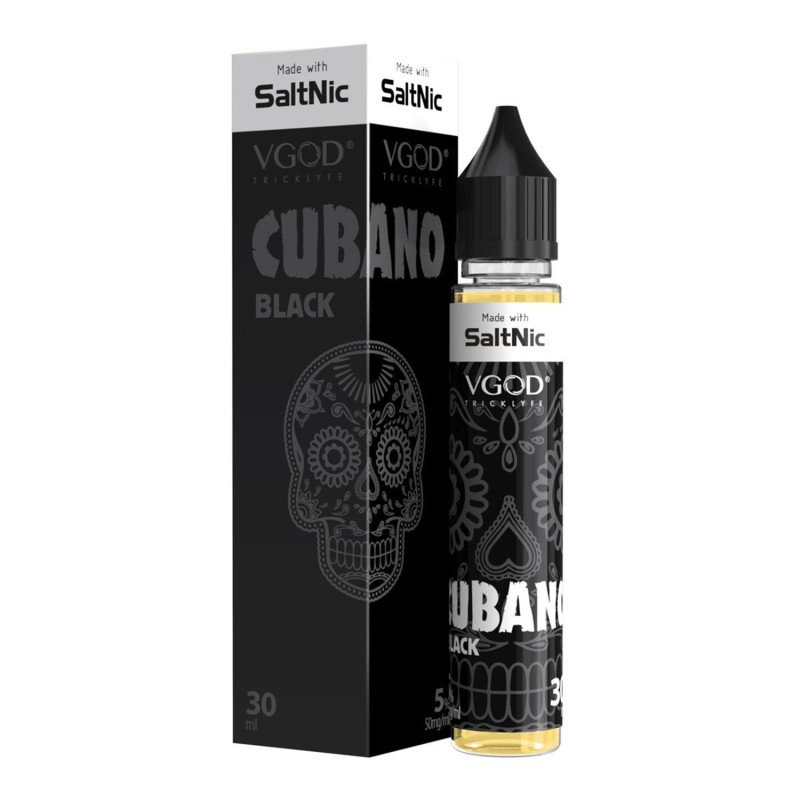 Vgod Cubano Black Salt Likit Vgod Cubano Black Salt Likit
