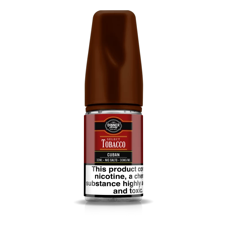 Dinner Lady Select Tobacco Cuban (Tütün ve Vanilya) Salt Likit Dinner Lady Select Tobacco Cuban (Tütün ve Vanilya) Salt Likit